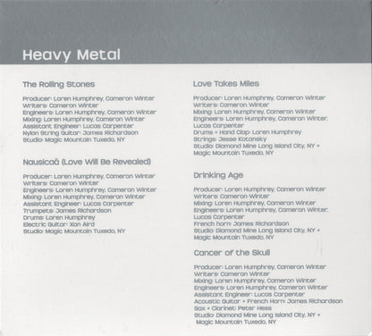 Cameron Winter : Heavy Metal (CD, Album)