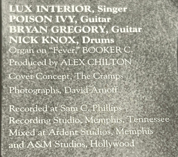 The Cramps : Songs The Lord Taught Us (LP, Album, Ltd, RE, Bla)