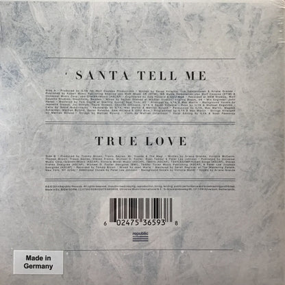 Ariana Grande : Santa Tell Me (7", Single, Gre)
