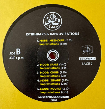 Mustapha Skandrani : Istikhbars & Improvisations (LP, Album, Ltd, RE)