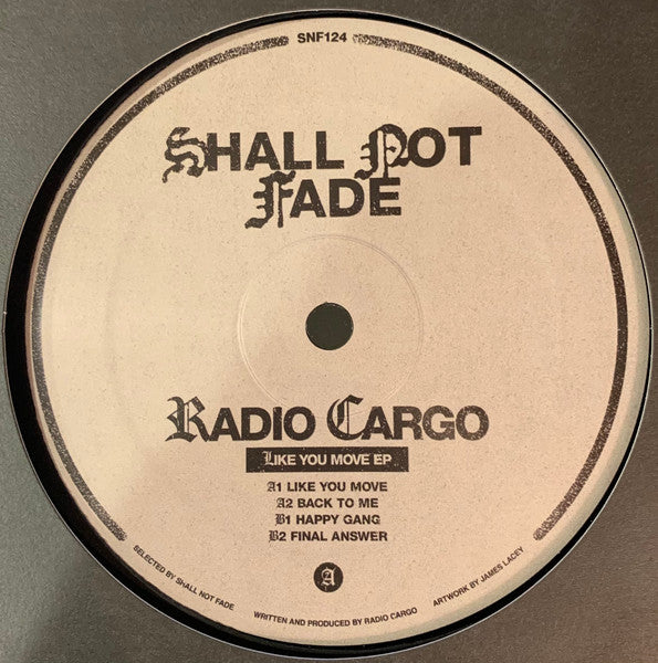 Radio Cargo : Like You Move EP (12", EP)
