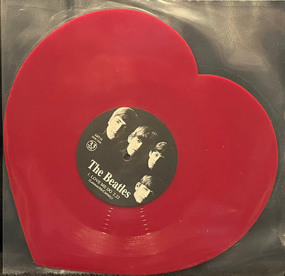 The Beatles : Love Me Do (10", Shape, Ltd, Unofficial, Red)