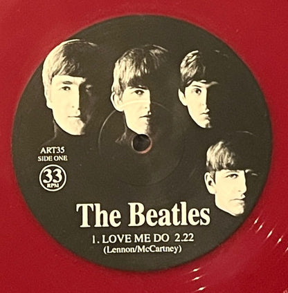The Beatles : Love Me Do (10", Shape, Ltd, Unofficial, Red)