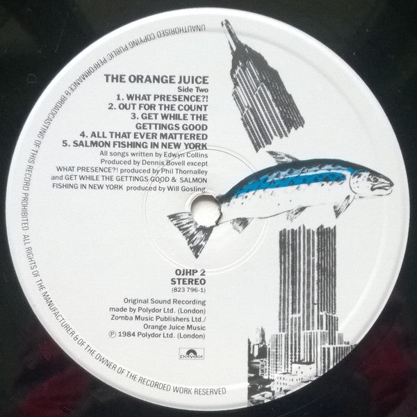 Orange Juice (3) : The Orange Juice (LP, Album)