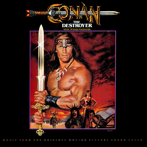 Basil Poledouris : Conan The Destroyer - Music From The Original Motion Picture Soundtrack (LP, Album)
