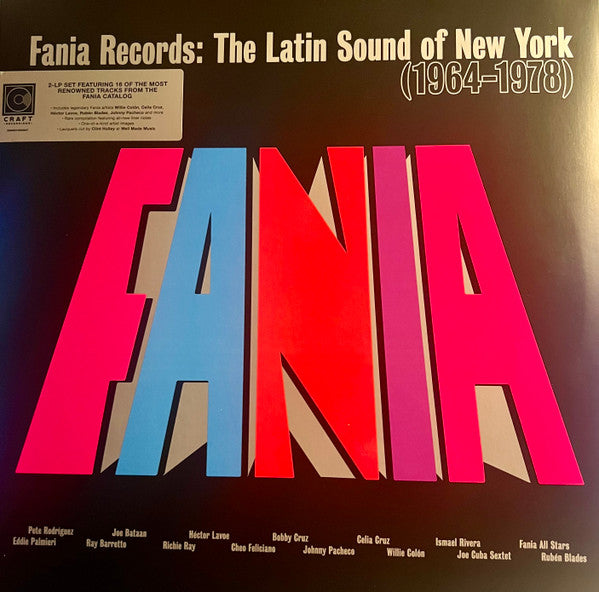 Various : Fania Records: The Latin Sound Of New York (1964-1978) (2xLP, Comp)