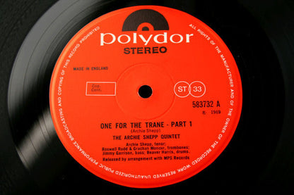 The Archie Shepp Quintet* : One For The Trane (LP, Album, RE)