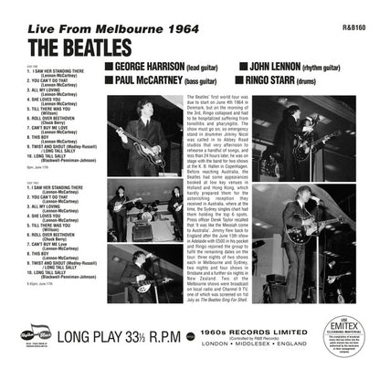 The Beatles : Live From Melbourne 1964 (LP, Mono, Ltd, Unofficial)