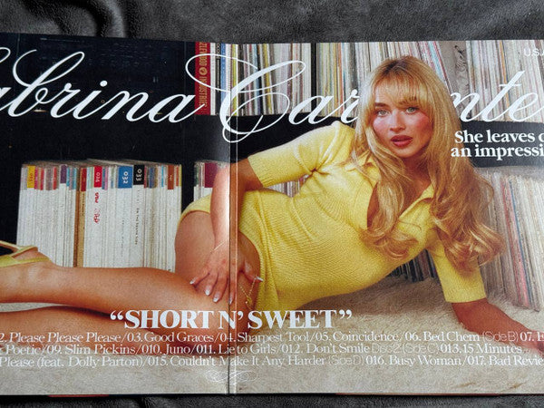 Sabrina Carpenter : Short N' Sweet (Deluxe) 2xLP, Album, Dlx