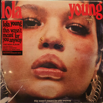 Lola Young : This Wasn't Meant For You Anyway (LP, Album, Ltd, Red)