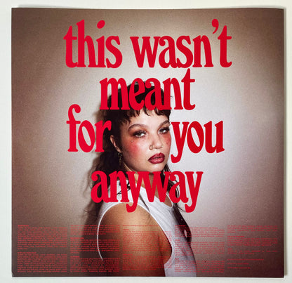 Lola Young : This Wasn't Meant For You Anyway (LP, Album, Ltd, Red)