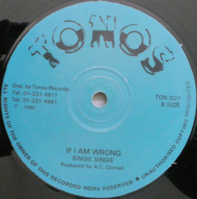 Frankie Paul, Singie Singie : Shining Star / If I Am Wrong (12")