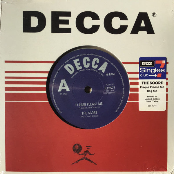 The Score : Please Please Me (7", Single, Ltd, RE, Cle)