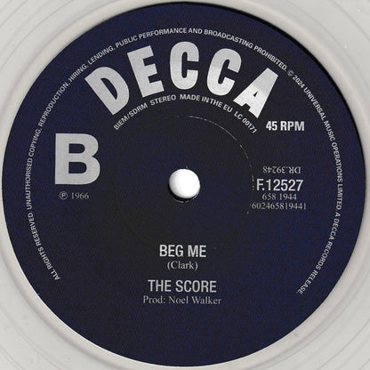 The Score : Please Please Me (7", Single, Ltd, RE, Cle)