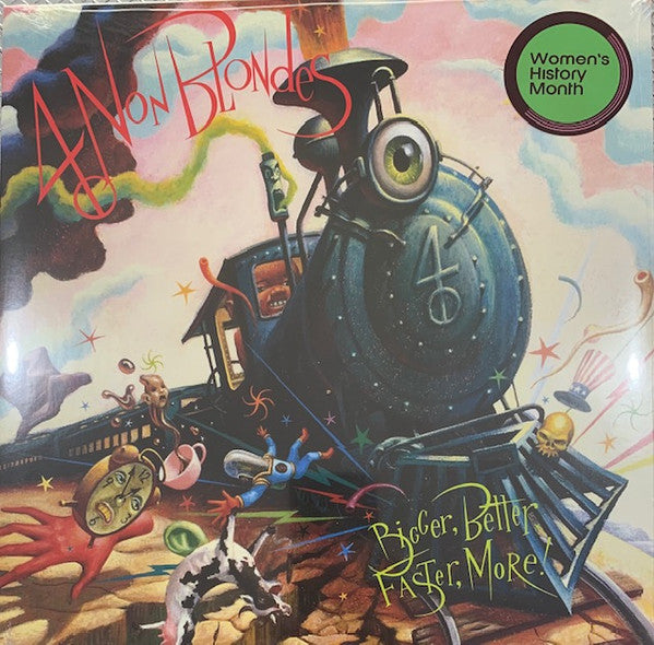 4 Non Blondes : Bigger, Better, Faster, More! (LP, Album, RE, Red)