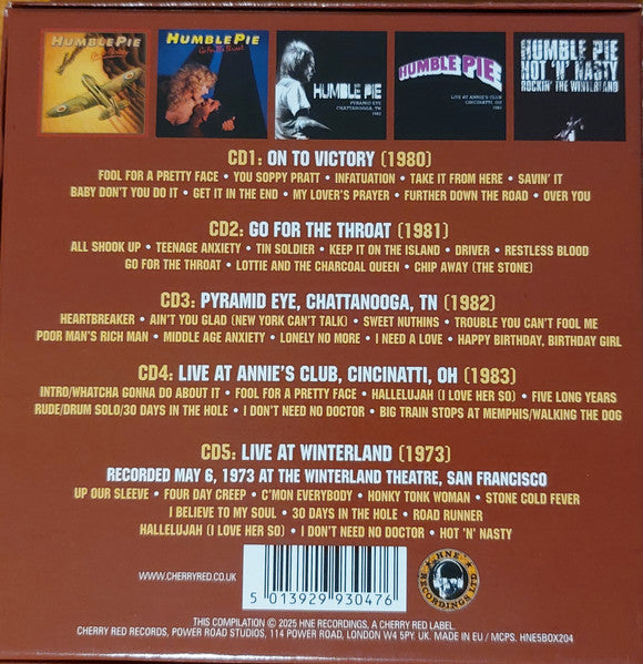 Humble Pie : Hallelujah: 1973-1983 (Box, Comp + CD, Album, RE + CD, Album, RE + CD + C)
