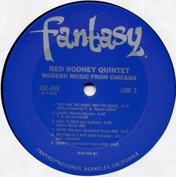 Red Rodney Quintet : Modern Music From Chicago (LP, Album, RE)