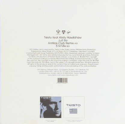 DJ Tiësto Feat. Kirsty Hawkshaw : Just Be (12")