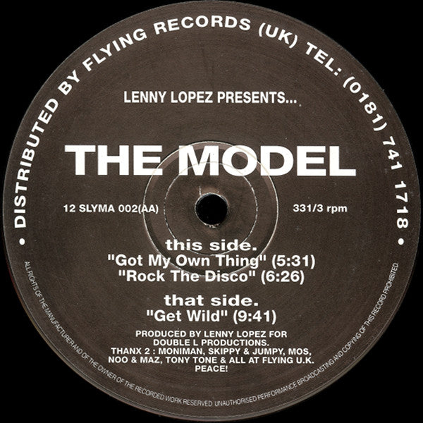 Lenny Lopez Presents The Model (2) : Get Wild (12")