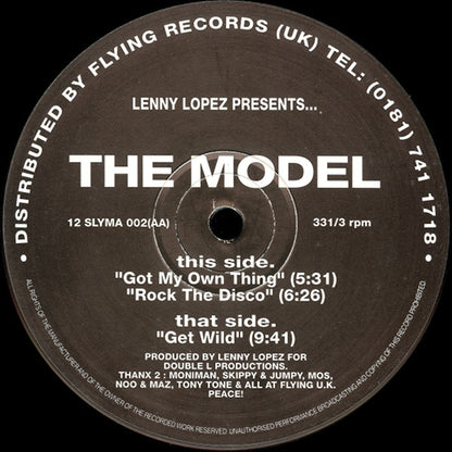 Lenny Lopez Presents The Model (2) : Get Wild (12")