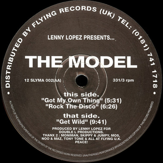 Lenny Lopez Presents The Model (2) : Get Wild (12")