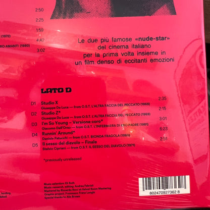 Various : Eli Roth's Red Light Disco - Dancefloor Seductions From Italian Sexploitation Cinema (1969-1981) (2xLP, Gat)