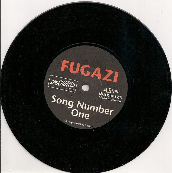 Fugazi : 3 Songs (7", EP, RE, RM, $4 )
