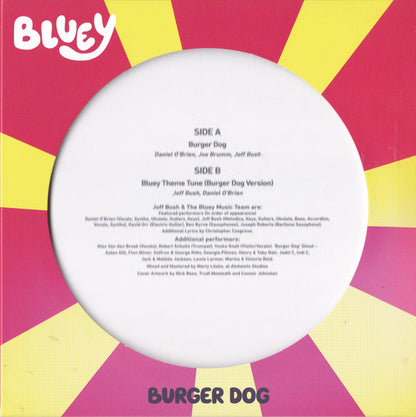 Joff Bush, The Bluey Music Team : Burger Dog (7", RSD, Single, Ltd, Pic)