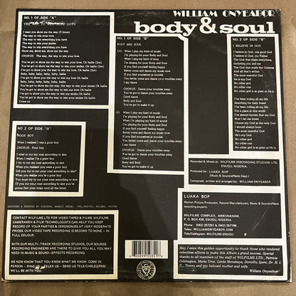 William Onyeabor : Body & Soul (LP, Album, RE, Blu)