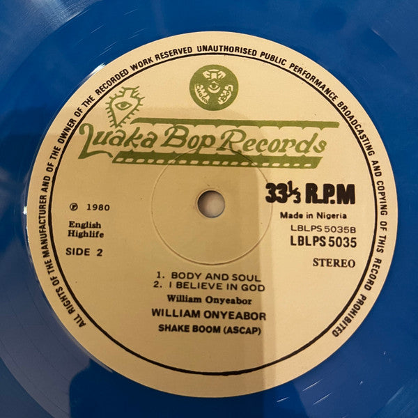 William Onyeabor : Body & Soul (LP, Album, RE, Blu)