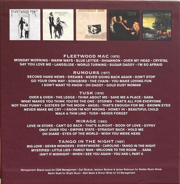 Fleetwood Mac : 1975 To 1987 (5xCD + Box, Comp)