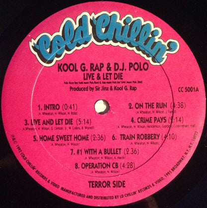 Kool G Rap & D.J. Polo : Live And Let Die (LP, Album)