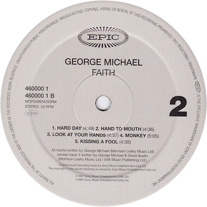 George Michael : Faith (LP, Album, Ltd, RE)