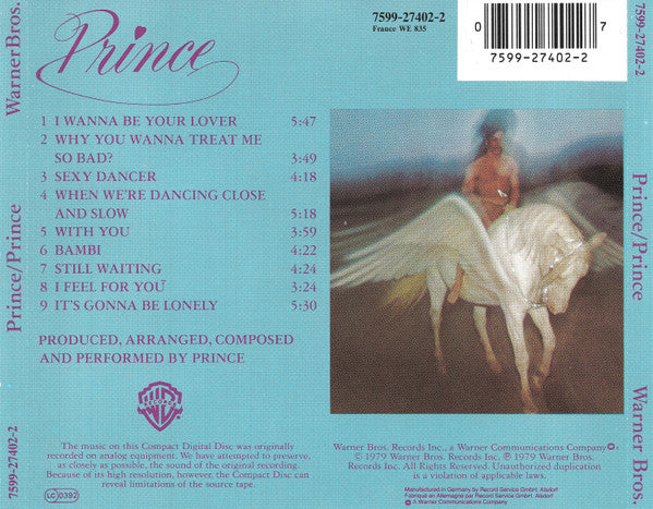 Prince : Prince CD, Album, RE, RP (M / M) - Dig Vinyl