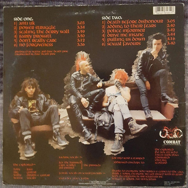 The Exploited : Death Before Dishonour (LP, Album)