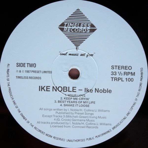 Ike Noble : Ike Noble (LP, Album)