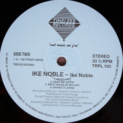 Ike Noble : Ike Noble (LP, Album)