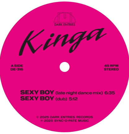 Kinga (7) : Sexy Boy (12", Maxi, RE, RM)