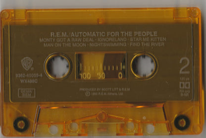 R.E.M. : Automatic For The People (Cass, Album, Yel)