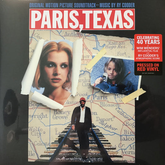 Ry Cooder : Paris, Texas (Original Motion Picture Soundtrack) (LP, Album, RE, Red)