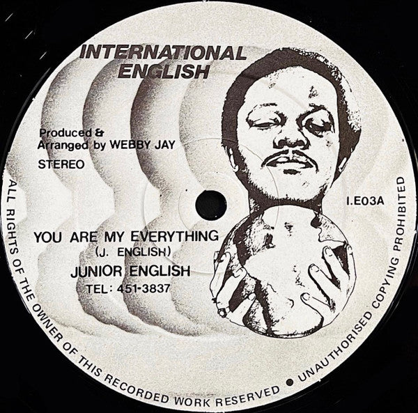 Junior English : You Are My Everything / My Whole World Is Falling Down (12")