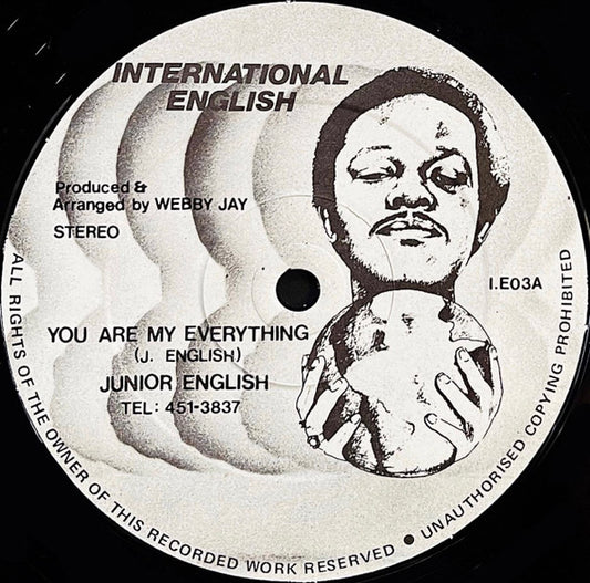 Junior English : You Are My Everything / My Whole World Is Falling Down (12")