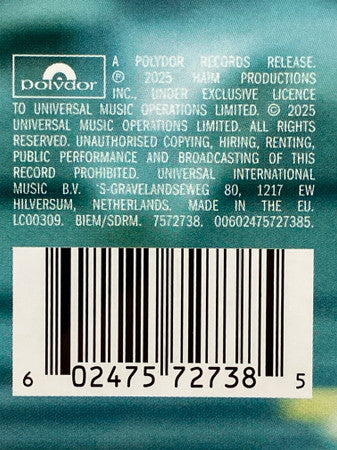 Haim (2) : I Quit (2xLP, Album)