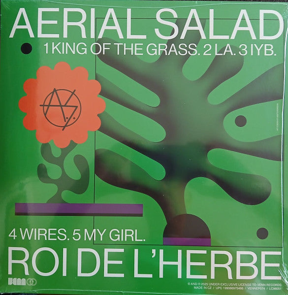 Aerial Salad : Roi De L'Herbe (12", EP, Ltd, Cle)
