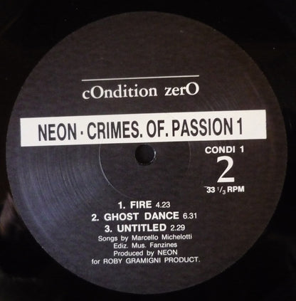 Neon (10) : Crimes Of Passion I (12", EP)