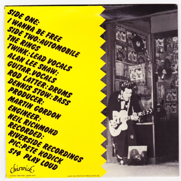 The Rings (2) : I Wanna Be Free (7", Single, Lam)