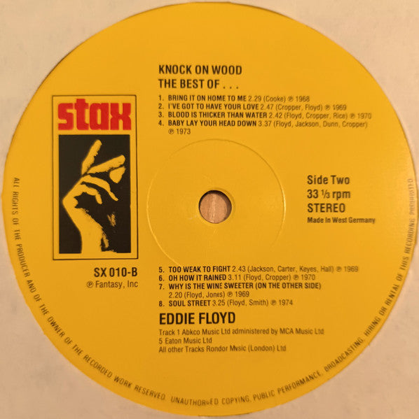 Eddie Floyd : The Best Of Eddie Floyd (LP, Comp, Mono)