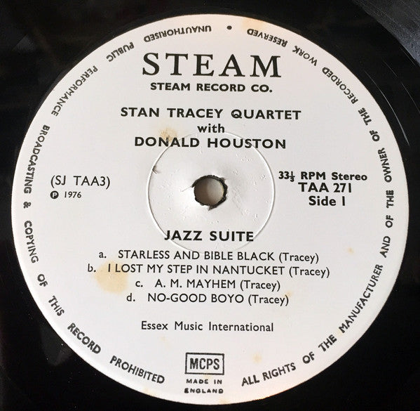 Stan Tracey : Jazz Suite (Inspired By Dylan Thomas' Under Milk Wood) (LP, Album)