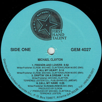 Michael Clayton (3) : Michael Clayton (LP, Album)