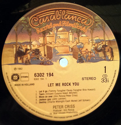 Peter Criss : Let Me Rock You (LP, Album)